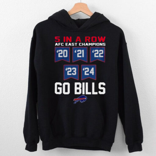 Buffalo Bills 5 Straight AFC East Championship 5 In A Row T shirt