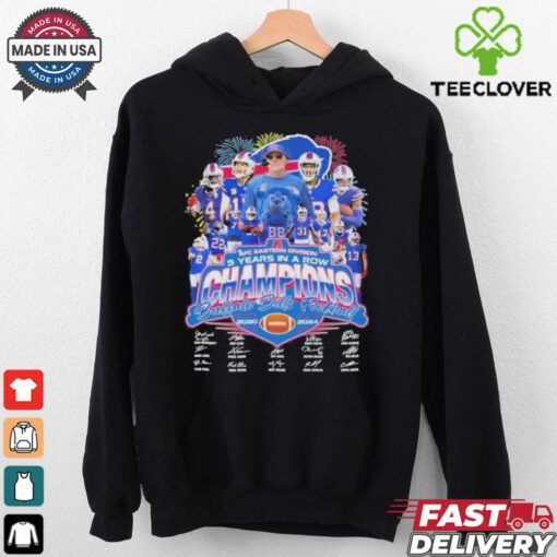 Buffalo Bills 5 Years In A Row AFC Champions Shirt