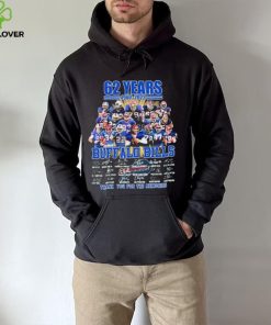 Buffalo Bills 62nd Anniversary 1960 2022 Signature Thank You For The Memories Shirt