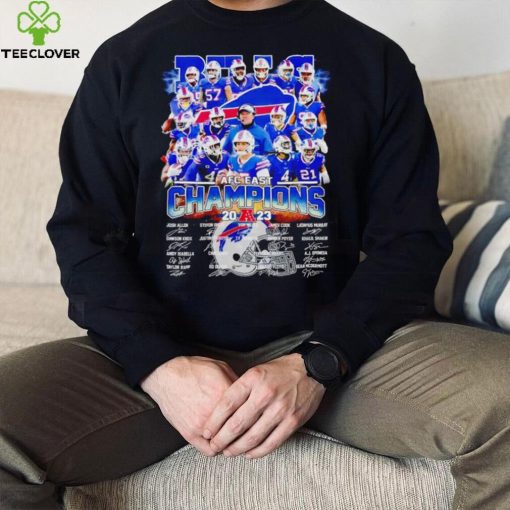 Buffalo Bills AFC East Champions 2023 Fan signatures hoodie, sweater, longsleeve, shirt v-neck, t-shirt