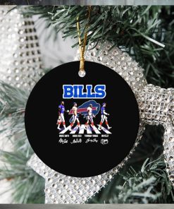 Buffalo Bills Abbey Road Bruce Smith Andre Reed Thurman Thomas And Jim Kelly Signatures Ornament Christmas