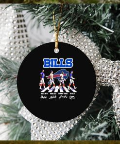 Buffalo Bills Abbey Road Bruce Smith Andre Reed Thurman Thomas And Jim Kelly Signatures Ornament Christmas