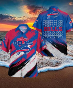 Buffalo Bills Abstract Wave Hawaiian Shirt