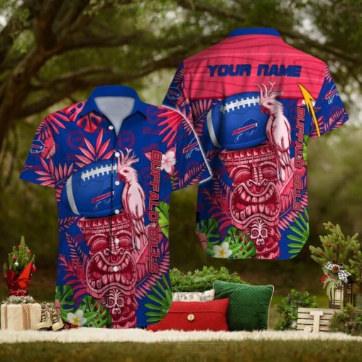 Buffalo Bills Amazon pattern Custom Name Hawaiian Shirt Best Gift For Fan