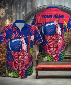 Buffalo Bills Amazon pattern Custom Name Hawaiian Shirt Best Gift For Fan