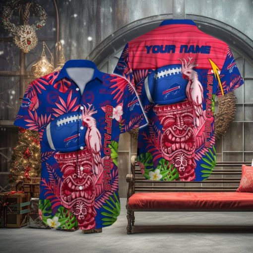 Buffalo Bills Amazon pattern Custom Name Hawaiian Shirt Best Gift For Fan