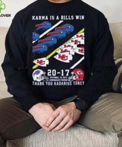 Buffalo Bills And Kansas City Chiefs Karma Is A Bills Win Thank You Kadarius Toney Shirt