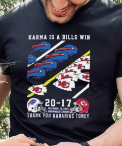 Buffalo Bills And Kansas City Chiefs Karma Is A Bills Win Thank You Kadarius Toney Shirt