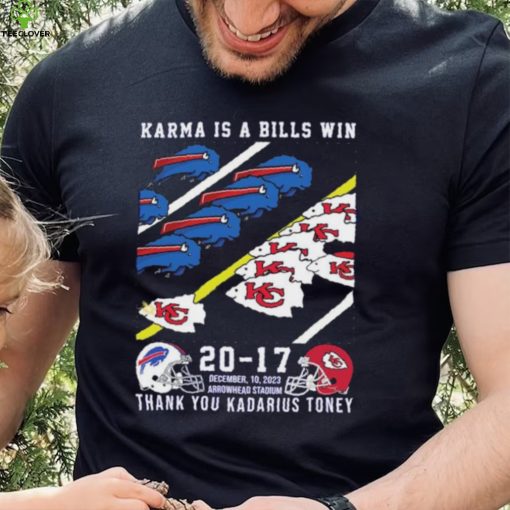 Buffalo Bills And Kansas City Chiefs Karma Is A Bills Win Thank You Kadarius Toney Shirt