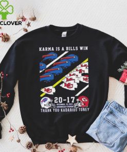 Buffalo Bills And Kansas City Chiefs Karma Is A Bills Win Thank You Kadarius Toney Shirt