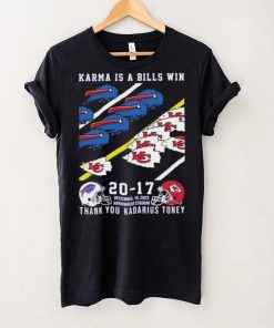 Buffalo Bills And Kansas City Chiefs Karma Is A Bills Win Thank You Kadarius Toney Shirt