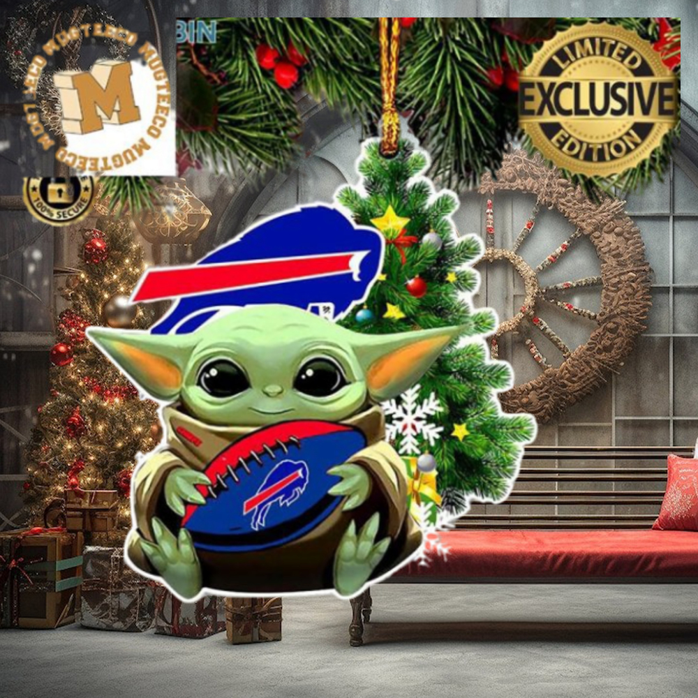 Buffalo Bills Baby Yoda NFL Christmas Tree Decorations Ornament Buffalo Bills Baby Yoda NFL Christmas Tree Decorations Ornament