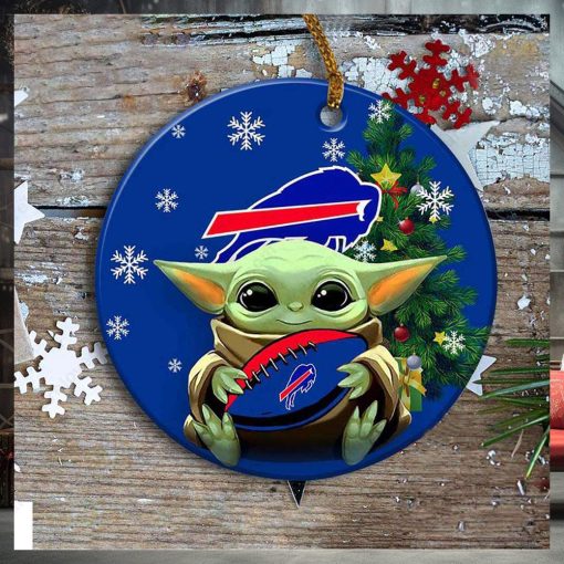 Buffalo Bills Baby Yoda Ornament Christmas Tree Decorations NFL Gifts