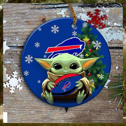 Buffalo Bills Baby Yoda Ornament Christmas Tree Decorations NFL Gifts