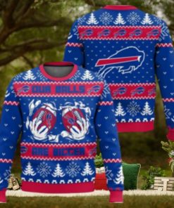 Buffalo Bills Ball Ugly Sweater 3D Sweater Christmas Gift Ugly Christmas Sweater