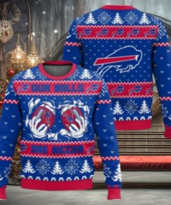 Buffalo Bills Ball Ugly Sweater 3D Sweater Christmas Gift Ugly Christmas Sweater