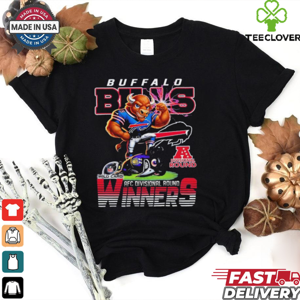 Buffalo Bills Baltimore Ravens AFC Divisional Round Winners Mascot NFL 2025 T shirts Buffalo Bills Baltimore Ravens AFC Divisional Round Winners Mascot NFL 2025 T shirts