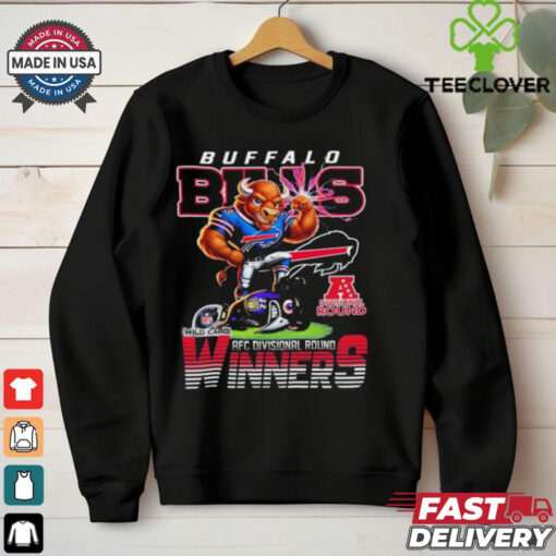 Buffalo Bills Baltimore Ravens AFC Divisional Round Winners Mascot NFL 2025 T shirts