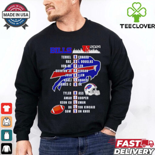 Buffalo Bills Bernard Ul Douglas Fler Jefferson Allen Shakir Cook Bass Cooper Coleman 2024 shirt