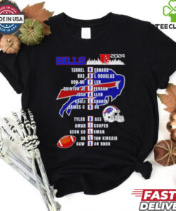 Buffalo Bills Bernard Ul Douglas Fler Jefferson Allen Shakir Cook Bass Cooper Coleman 2024 shirt