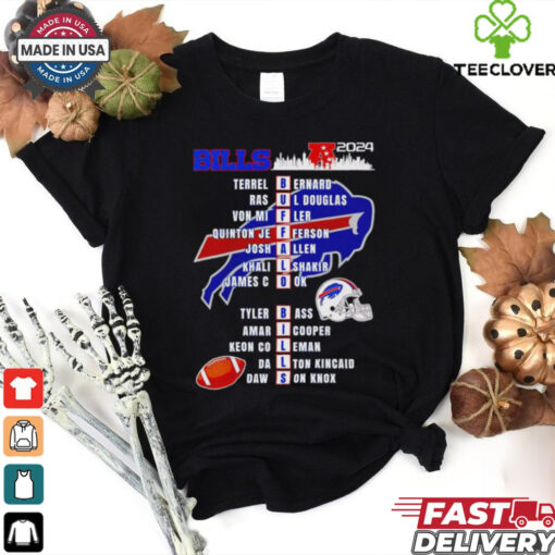 Buffalo Bills Bernard Ul Douglas Fler Jefferson Allen Shakir Cook Bass Cooper Coleman 2024 shirt