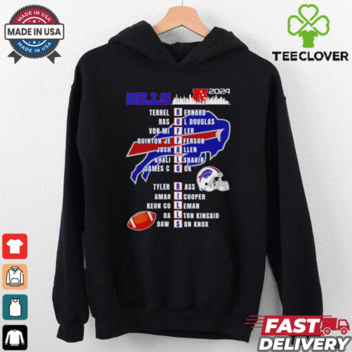 Buffalo Bills Bernard Ul Douglas Fler Jefferson Allen Shakir Cook Bass Cooper Coleman 2024 shirt