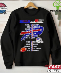 Buffalo Bills Bernard Ul Douglas Fler Jefferson Allen Shakir Cook Bass Cooper Coleman 2024 shirt