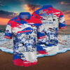 Buffalo Bills Blue Skull Hawaiian Shirt