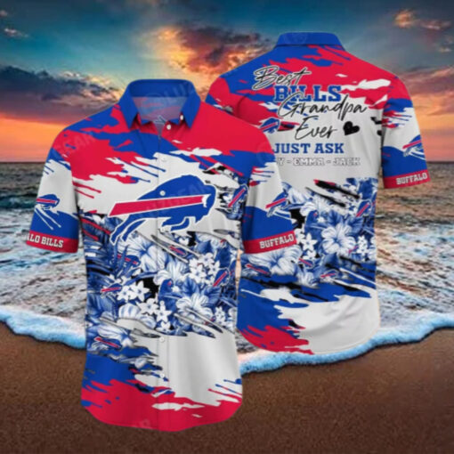 Buffalo Bills Best Grandpa Ever Hawaiian Shirt