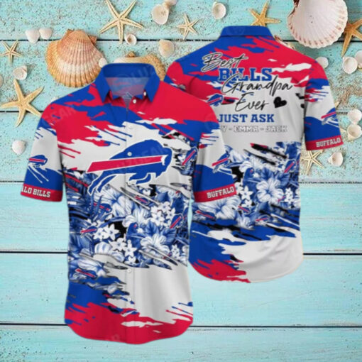 Buffalo Bills Best Grandpa Ever Hawaiian Shirt