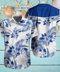 Buffalo Bills Blue Tropical Floral Hawaiian Shirt