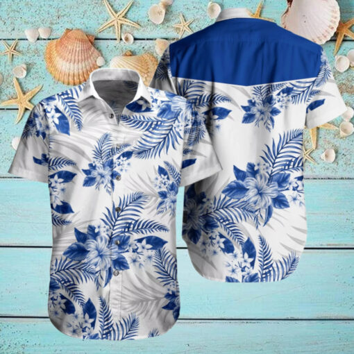 Buffalo Bills Blue Tropical Floral Hawaiian Shirt