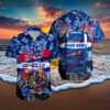 Buffalo Bills Blue Tropical Floral Hawaiian Shirt
