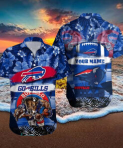 Buffalo Bills Bold Charge Hawaiian Shirt