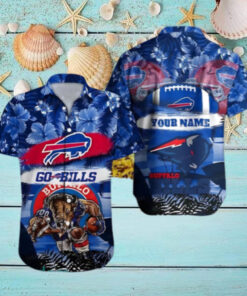 Buffalo Bills Bold Charge Hawaiian Shirt