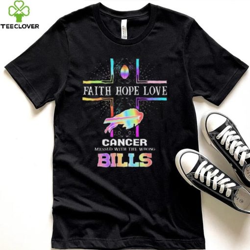 Buffalo Bills Cancer Messed With The Wrong Bills Pride 2024 hoodie, sweater, longsleeve, shirt v-neck, t-shirt