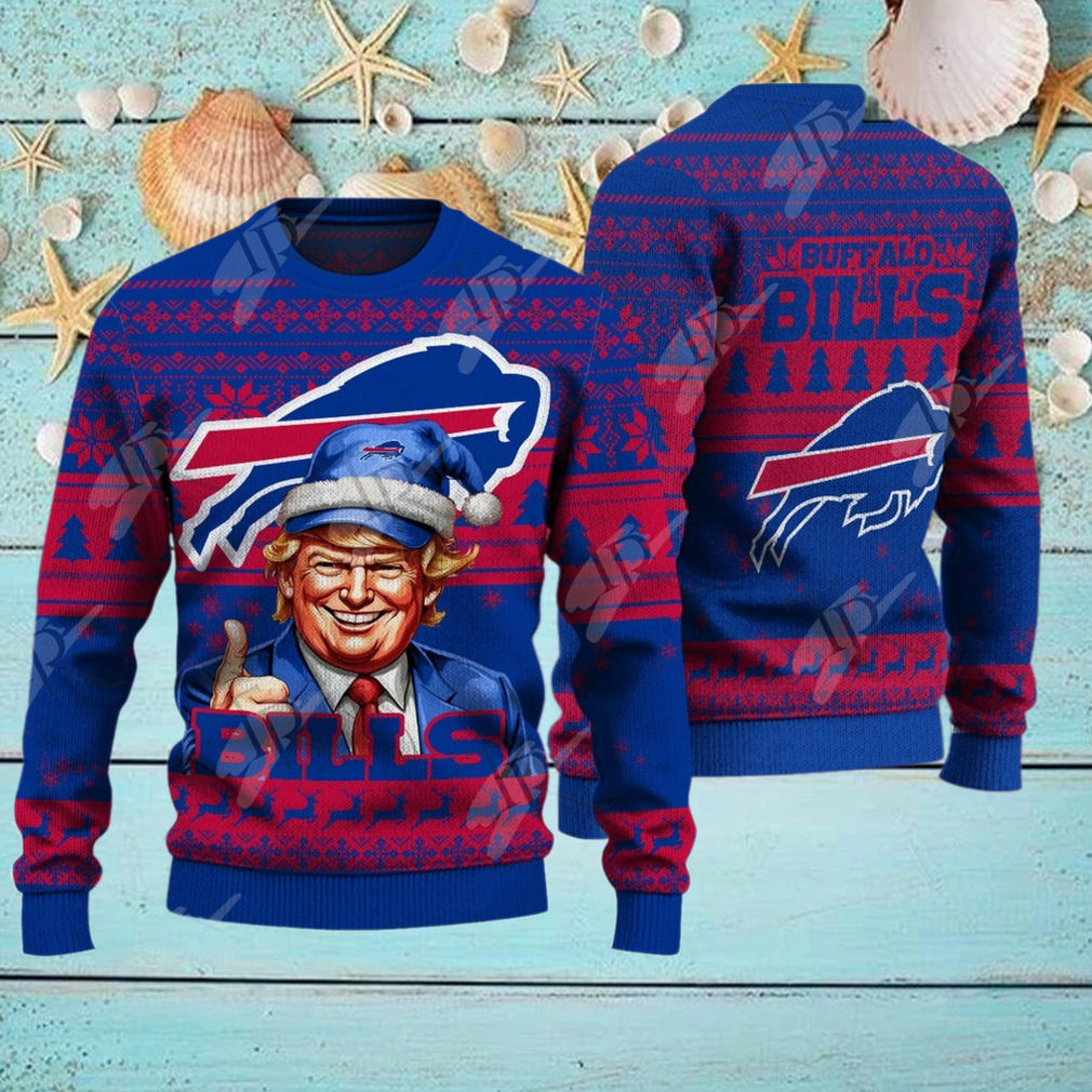 Buffalo Bills Christmas Donald Trump Knitted Sweater Buffalo Bills Christmas Donald Trump Knitted Sweater