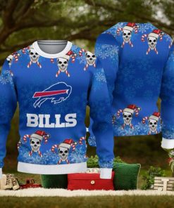 Buffalo Bills Christmas Skull Hot Trending Ugly Sweater For Fans