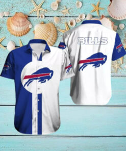 Buffalo Bills Classic Two Tone Logo Hawaiian Shirt