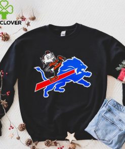 Buffalo Bills Cleveland Browns Detroit Lions logos parody shirt
