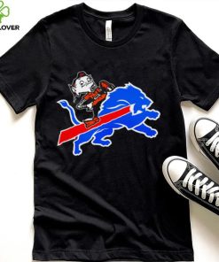 Buffalo Bills Cleveland Browns Detroit Lions logos parody shirt