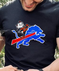 Buffalo Bills Cleveland Browns Detroit Lions logos parody shirt
