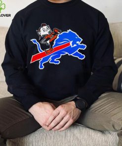 Buffalo Bills Cleveland Browns Detroit Lions logos parody shirt
