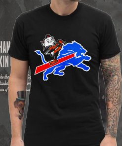 Buffalo Bills Cleveland Browns Detroit Lions logos parody shirt