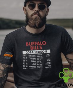 Buffalo Bills Complete Schedule 2024 Shirt