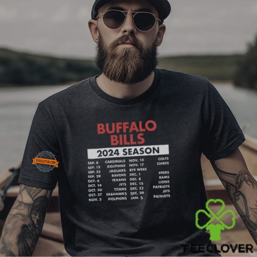 Buffalo Bills Complete Schedule 2024 Shirt