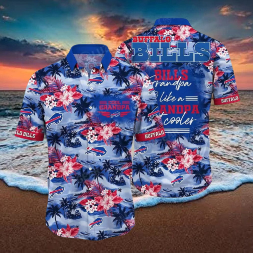 Buffalo Bills Cool Grandpa Hawaiian Shirt Buffalo Bills Cool Grandpa Hawaiian Shirt