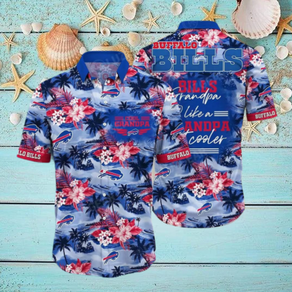 Buffalo Bills Cool Grandpa Hawaiian Shirt Buffalo Bills Cool Grandpa Hawaiian Shirt