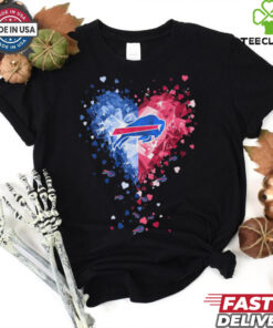 Buffalo Bills Crystal Heart Shirt