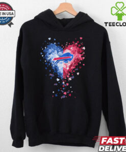 Buffalo Bills Crystal Heart Shirt